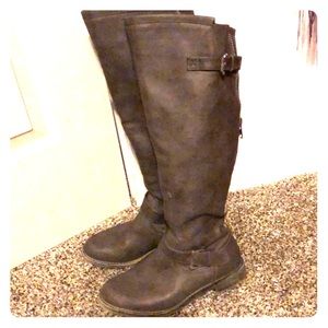 Knee high Grey Riding Boots